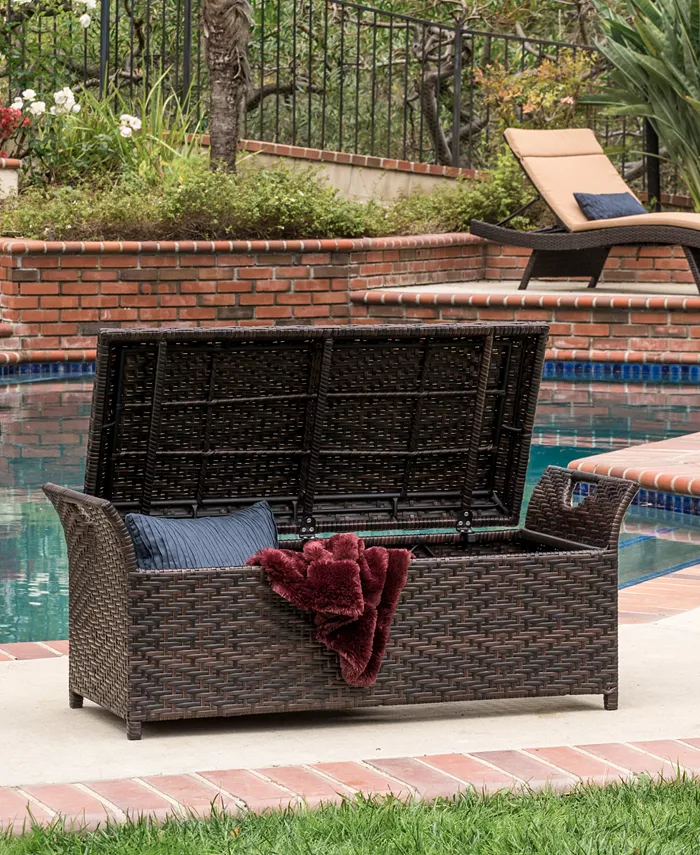 Noble House Gladin Outdoor Storage Bench