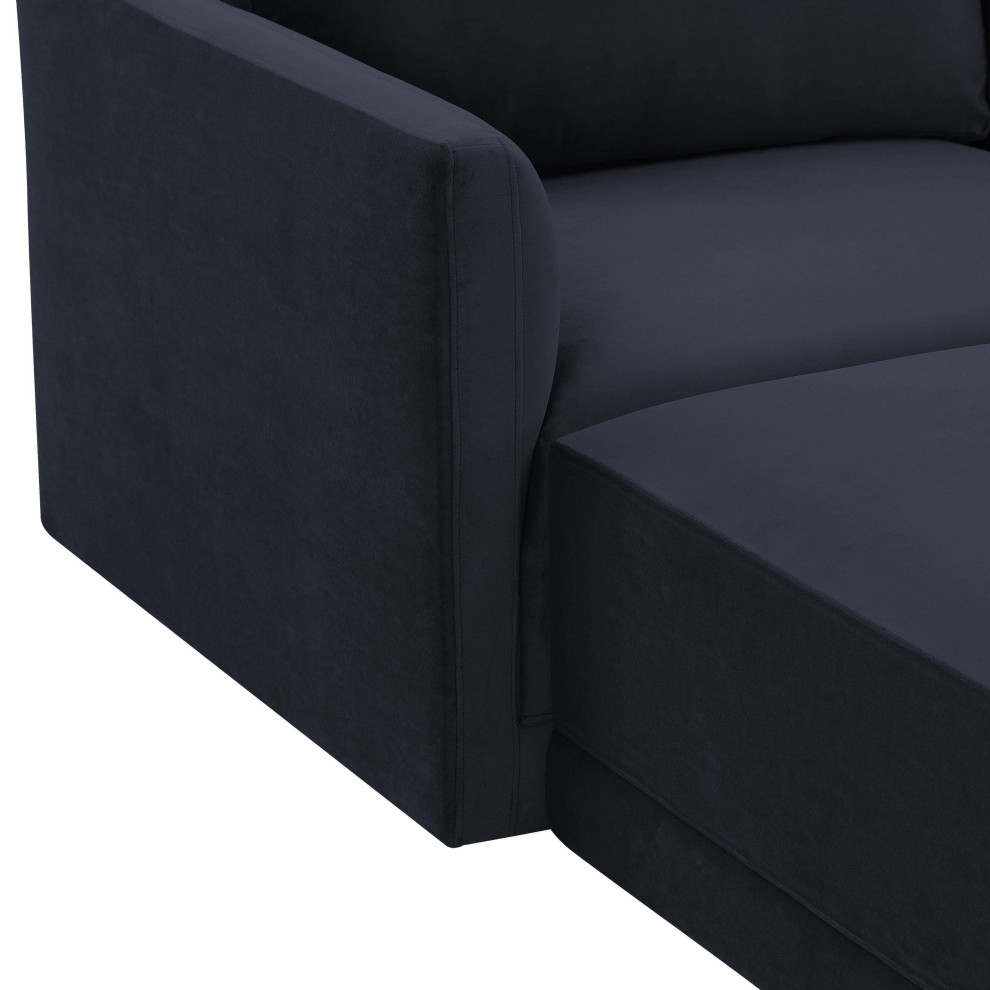 Willow Navy Modular U Sectional   Transitional   Sectional Sofas   by First of a Kind USA Inc  Houzz