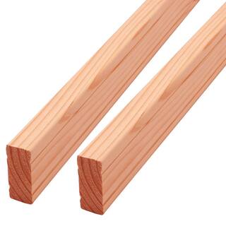 ProWood 6 ft. Cedar-Tone Southern Yellow Pine Rail Kit with Aluminum Square Balusters 448156