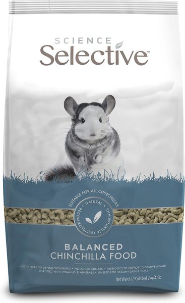 Science Selective Chinchilla Food， 4.4-lb bag