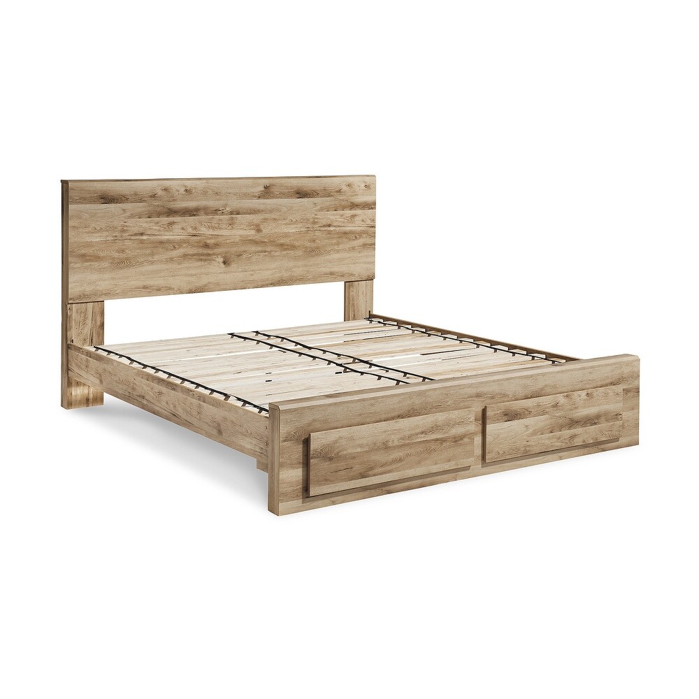 Signature Design by Ashley Hyanna Tan Brown Storage Bed