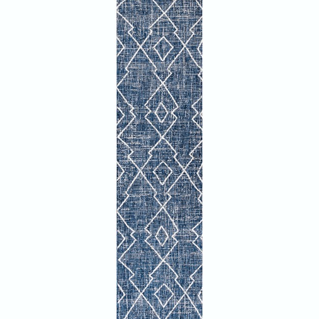 Carwa Diamond Trellis Indoor outdoor Area Rug Jonathan Y