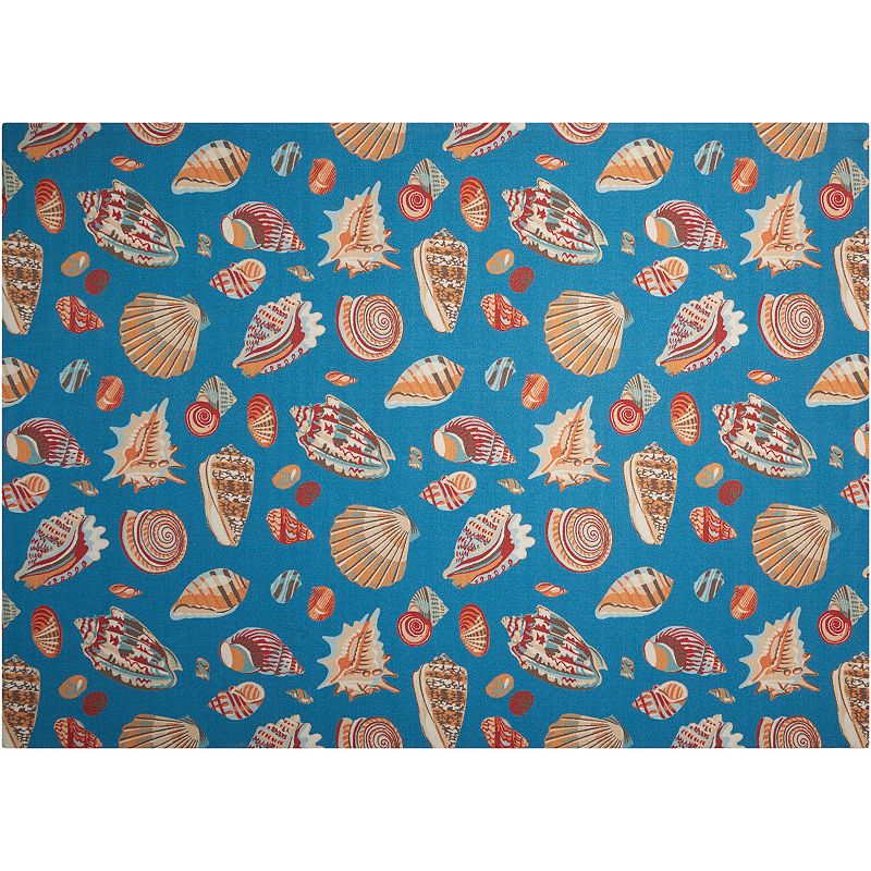 Waverly Sun N' Shade Abstract Shells Indoor Outdoor Rug