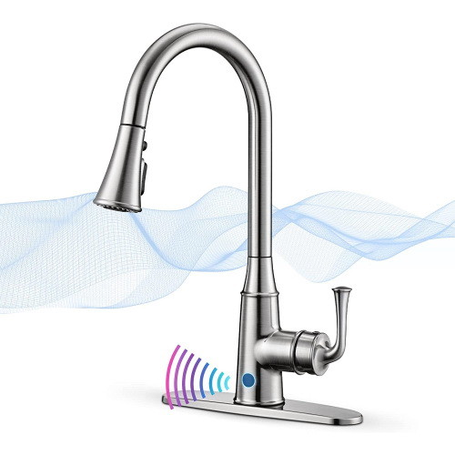 Touchless Kitchen Faucet Automatic Motion Sensor C...