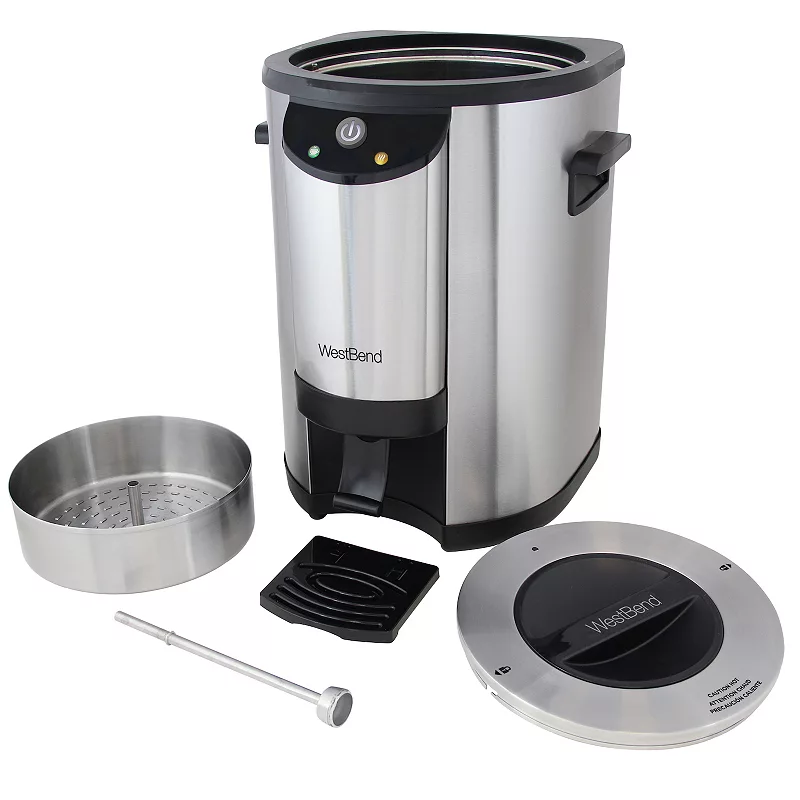 West Bend 42-Cup Double-Walled Stainless Steel Coffee Urn