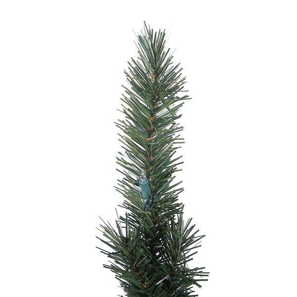 4Ft PreLit LED Artificial Pine Christmas Tree with Urn Pot (Set of 2)