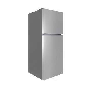 Forte 24 in. Refrigerator comes with 10.4 cu. ft. Total Capacity Glass Shelves Reversible Doors in Stainless Steel F10TFRESSS