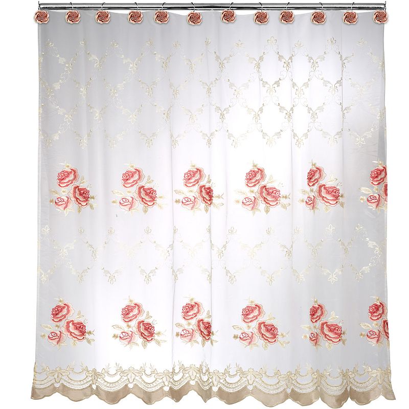 Popular Bath Blossom Rose Shower Curtain