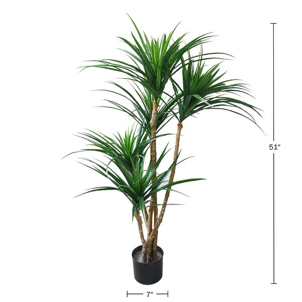 51Inch Giant Tropical Yucca Artificial Tree UV Resistant