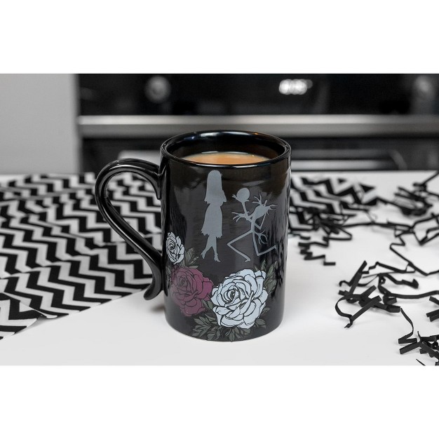 Seven20 The Nightmare Before Christmas Black Rose Wedding 15 Oz Ceramic Coffee Mug