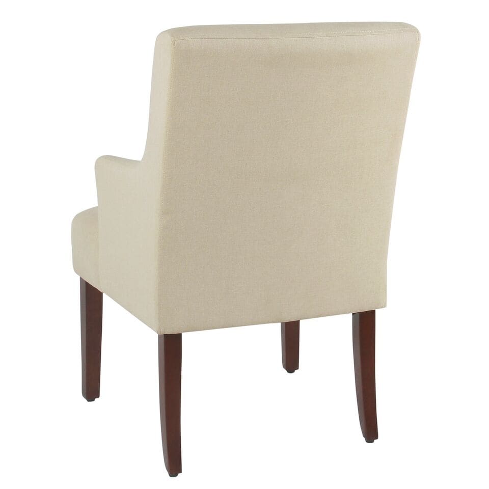 HomePop Meredith Anywhere Chair   Stain Resistant Cream Fabric