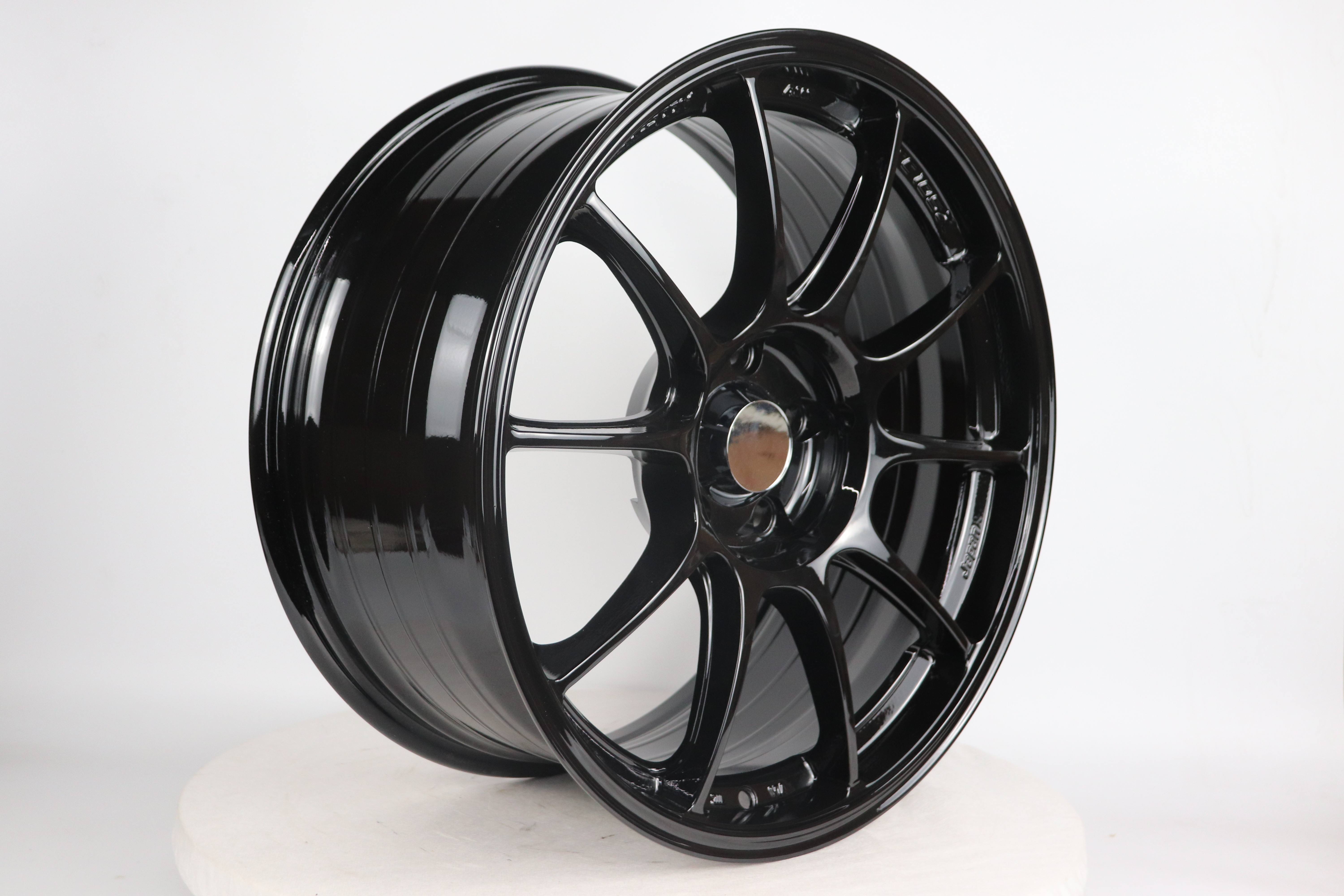 JTX147 Customized New Design Passenger Car Wheels Rims oy Wheel Black and Gold Star oy Wheels 5 X100 3 Years 8.5 J/9J JT