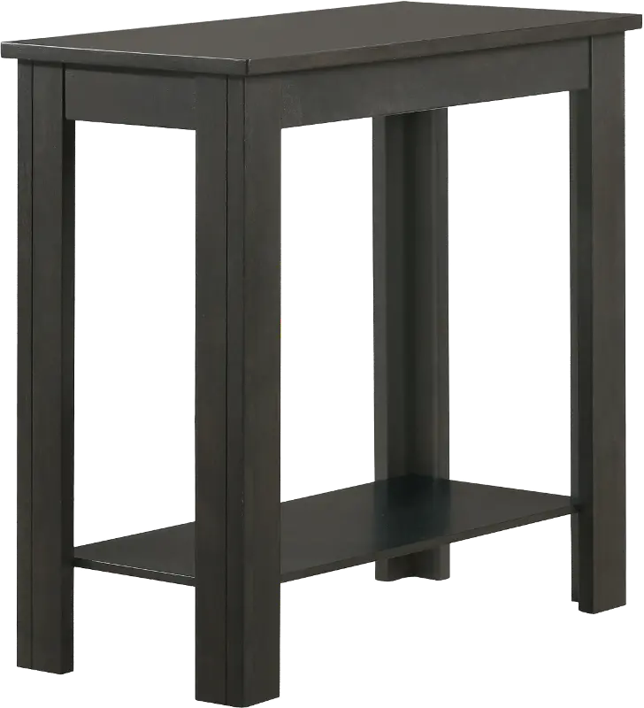 Pierce Charcoal Gray Side Table