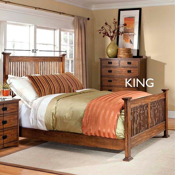 Oak Park Solid Wood Slat Headboard - - 36602211