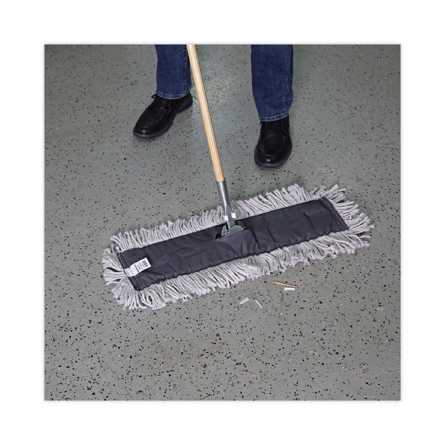 Disposable Cut End Dust Mop Head by Boardwalkandreg; BWK1624