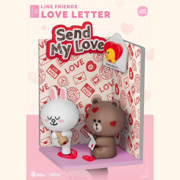 Line Friends ama Stage 103 line Friends love Letter d stage