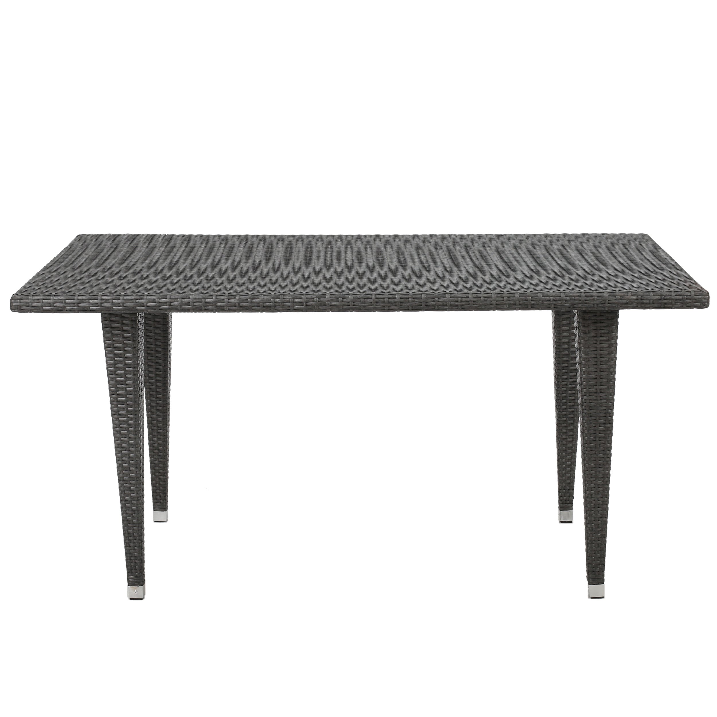 Aina Grey Wicker Outdoor Patio Table