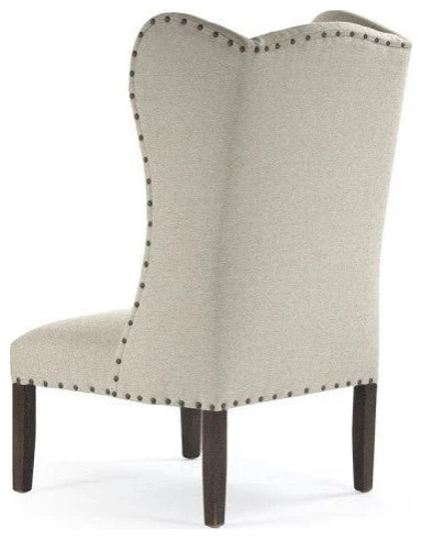 Agostino Wingback Chair   Transitional   Armchairs And Accent Chairs   by Rustic Home Furniture Deco  Houzz