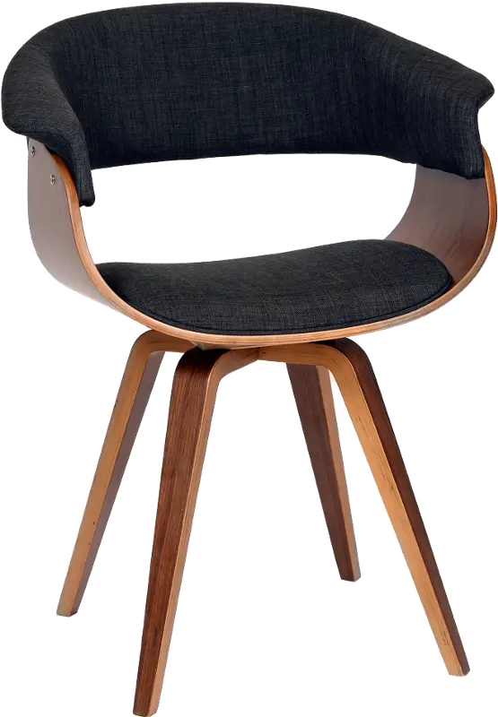 Summer Charcoal and Walnut Dining Room Chair