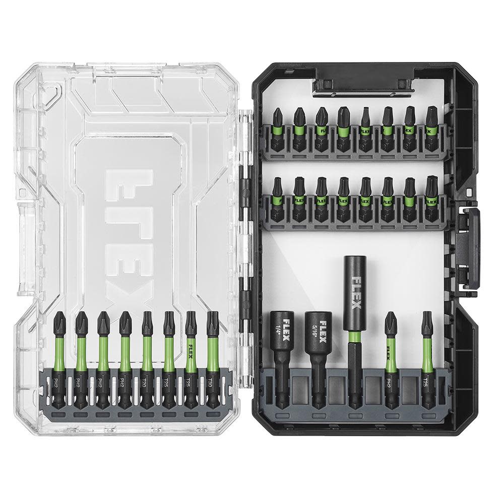 29 Pc. Impact Driver Bit Set ;