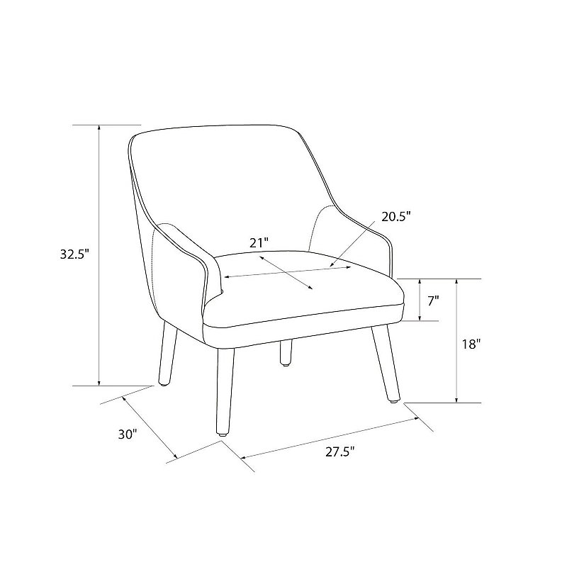 Mr. Kate Effie Upholstered Accent Chair