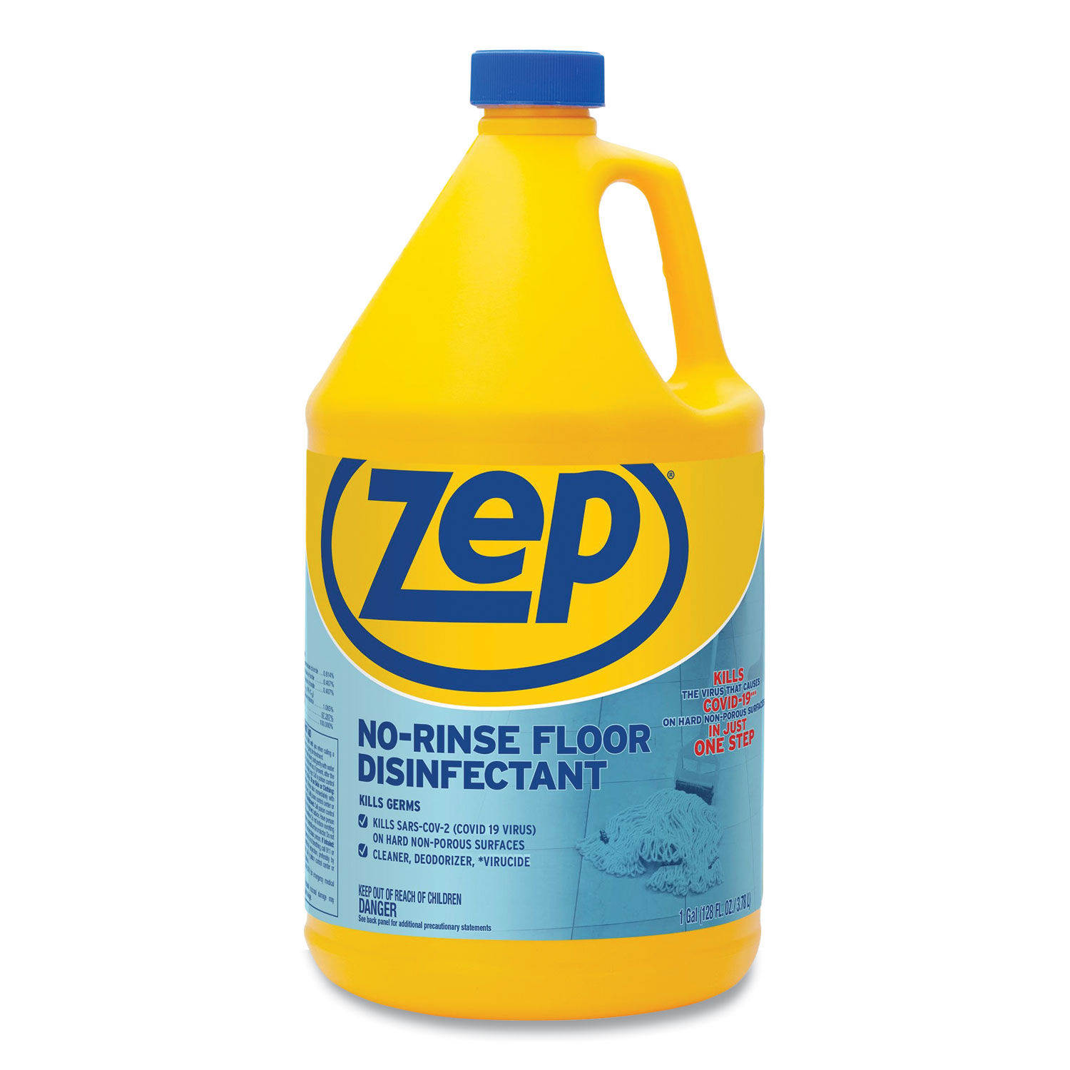 No-Rinse Floor Disinfectant by Zep Commercialandreg; ZPEZUNRS128CT