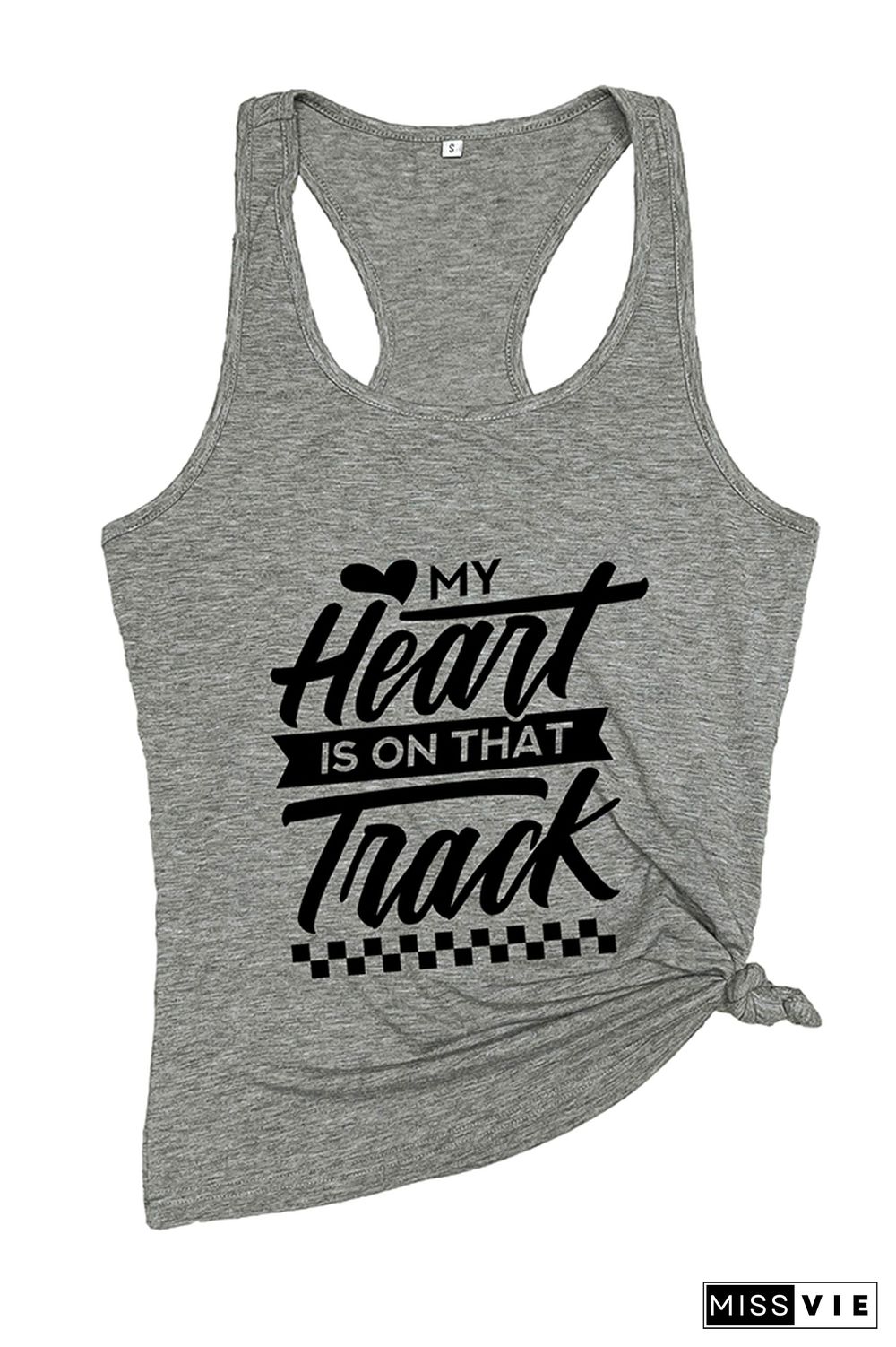 My Heart Is On That Track Tank Top Wholesale