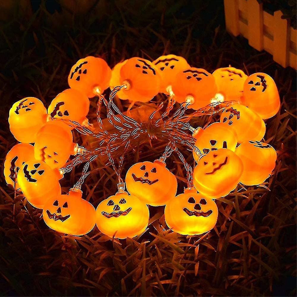 Halloween String Light Decoration Battery Pumpkin Shaped Led Light， 3m