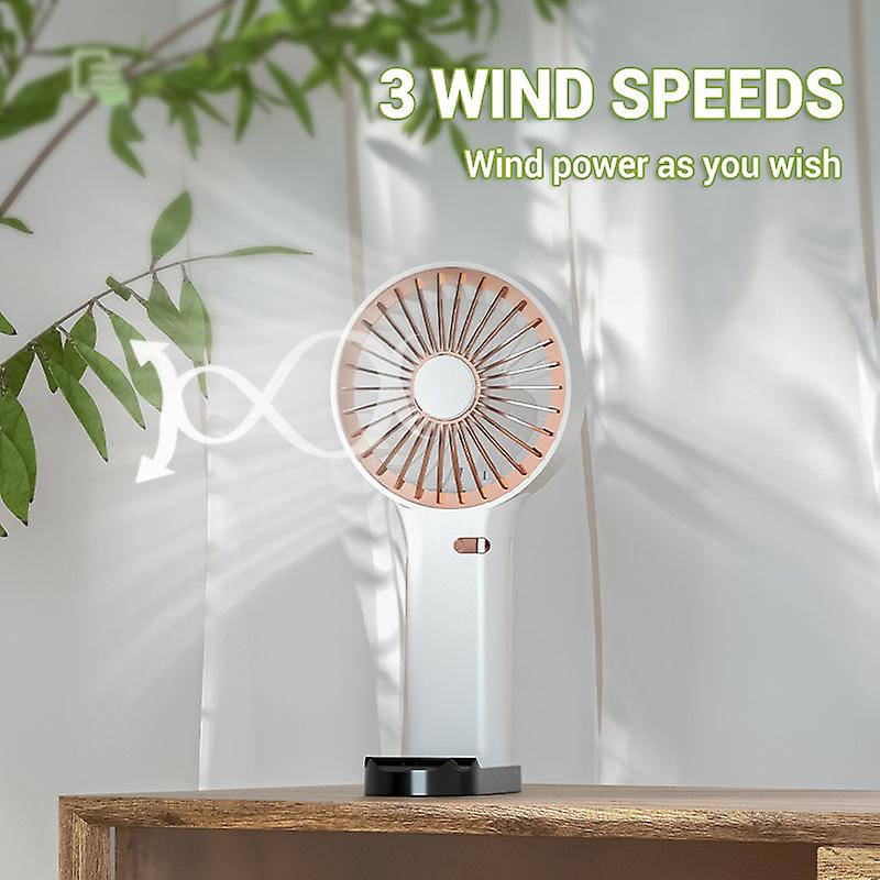 1500mah Camping Portable Fan 3 Speed With Anti-mosquito Pad Usb Rechargeable Cooling Desktop Summer Small Pocket Fan Outdoor