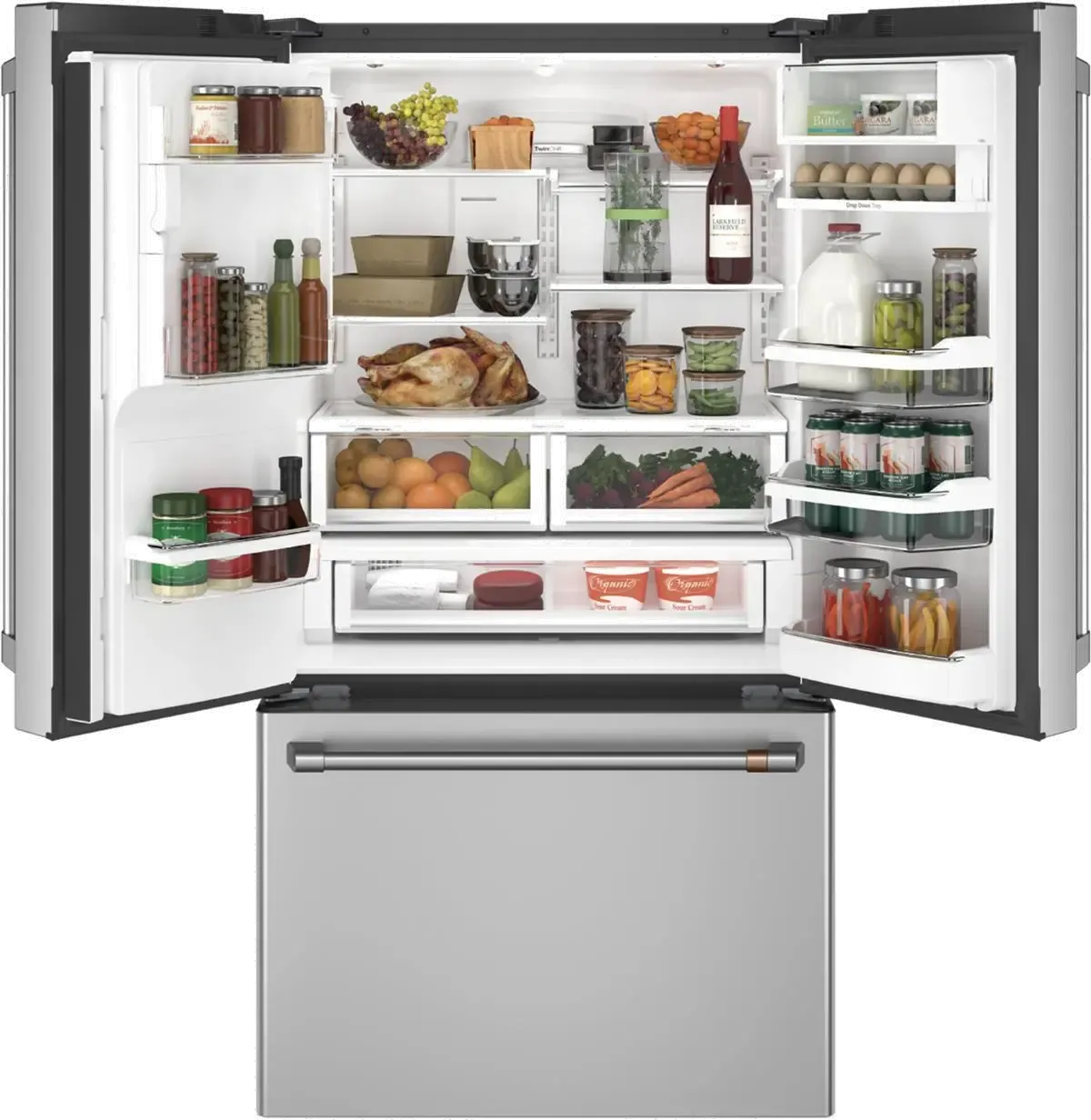 Cafe French Door Refrigerator CYE22UP2MS1