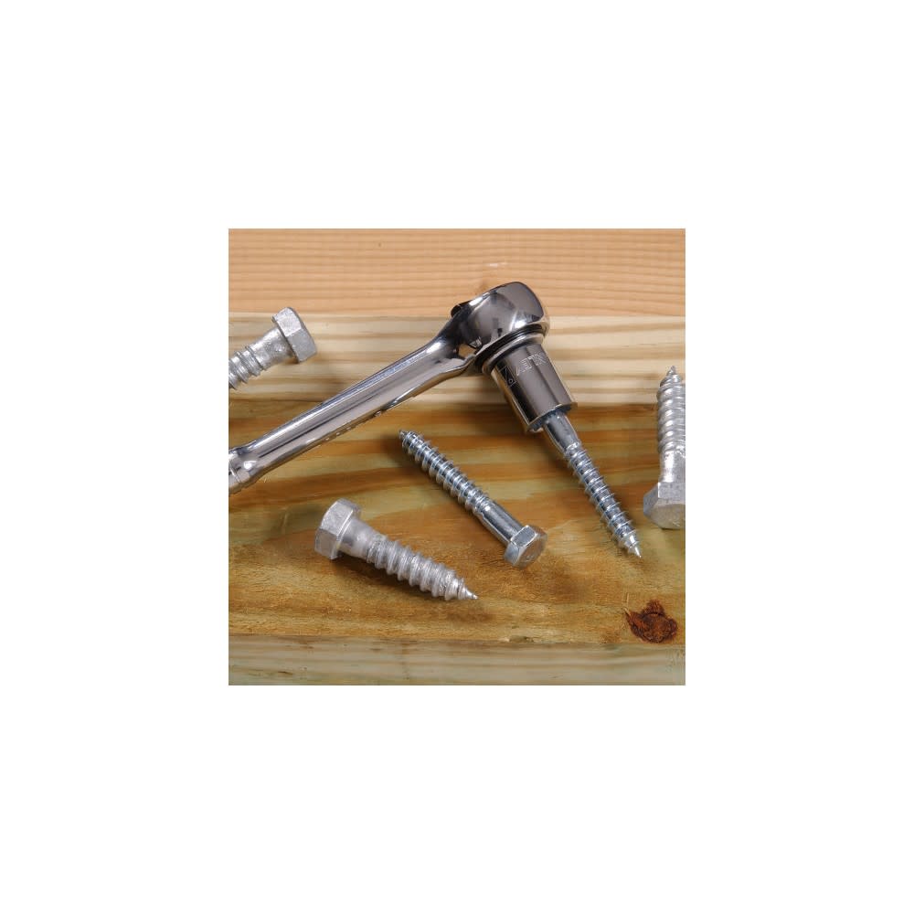 Hillman 1/2-13 x 4 Zinc Hex Lag Screw 25pk