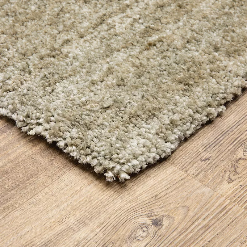 StyleHaven Ashtyn Distressed Solid Shag Area Rug