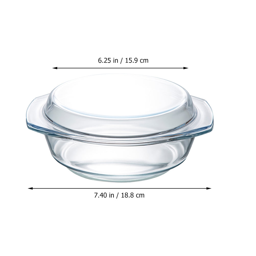 Glass Bowl Fruitpasta Casserole Dish Mixing Noodles Bakeware Covered Bowls Nut Serving Salad Dishes Microwave LidsBowl