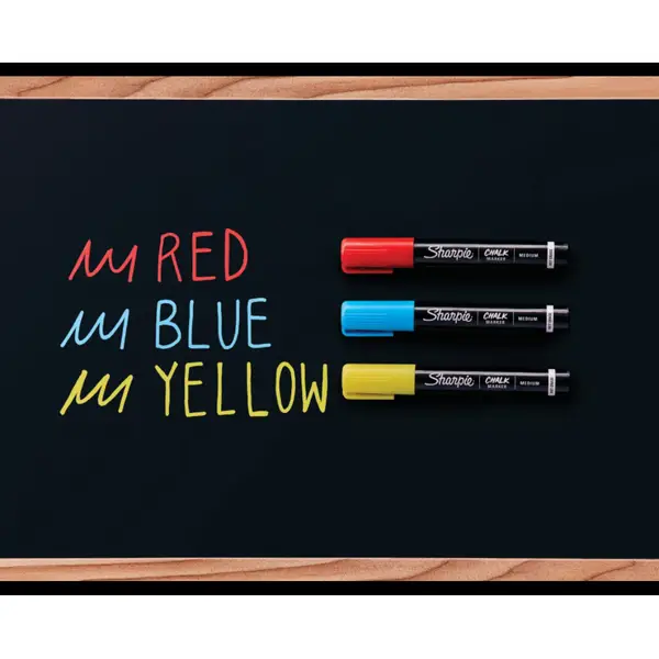 Sharpie 3-Pack Wet Erase Chalk Markers