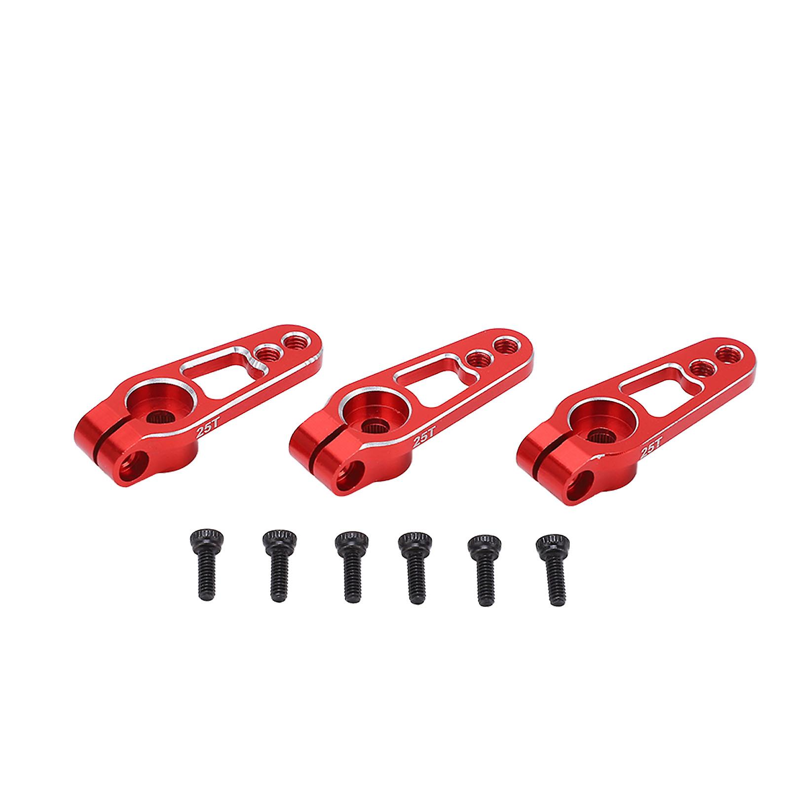 3pcs/set 25t Steering Servo Arms For 1/10 Remote Control Car Aluminum Alloy Servo Armred