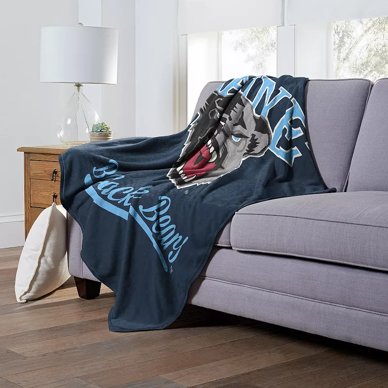 The Northwest Maine Black Bears Alumni Silk-Touch Throw Blanket