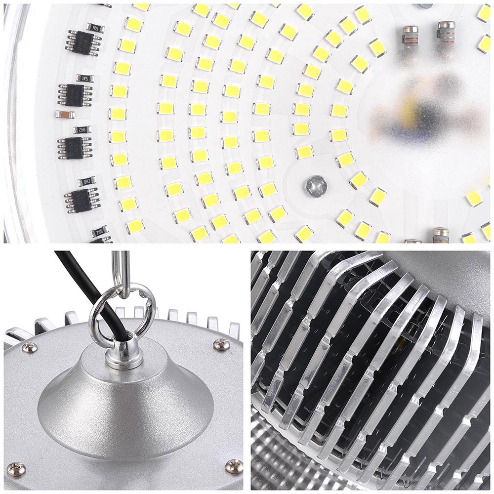 DELight LED High Bay Light Warehouse Lights 2Pcs 200W