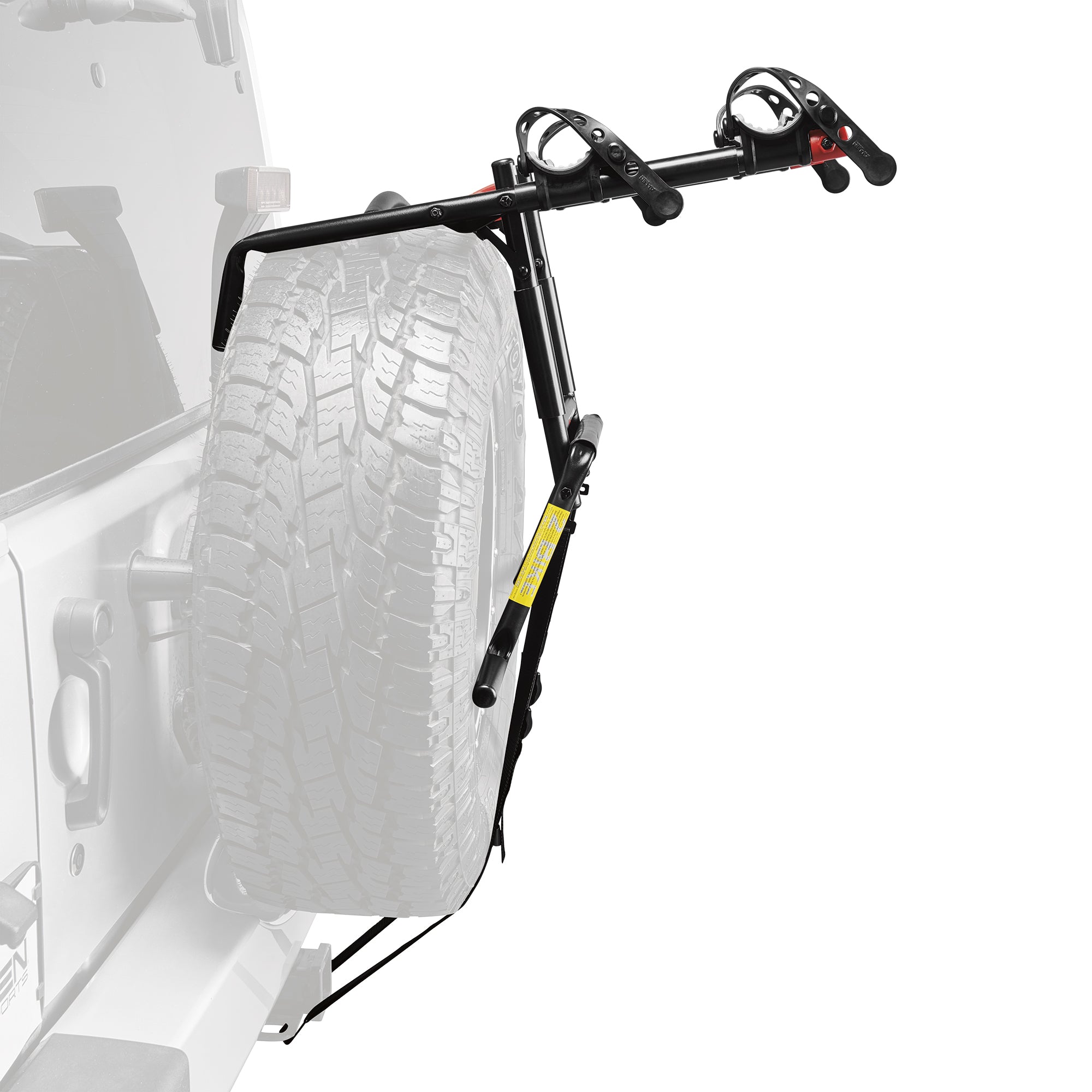 Allen Sports Premier 2-Bicycle Spare Tire Mounted Bike Rack Carrier， S302