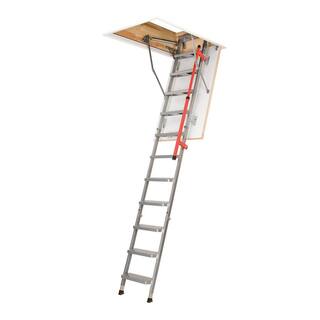 Fakro LML 9 ft. 2.75 in. 27.5 in. x 47 in. Insulated Steel Attic Ladder with 350 lbs. Maximum Load Capacity 862411