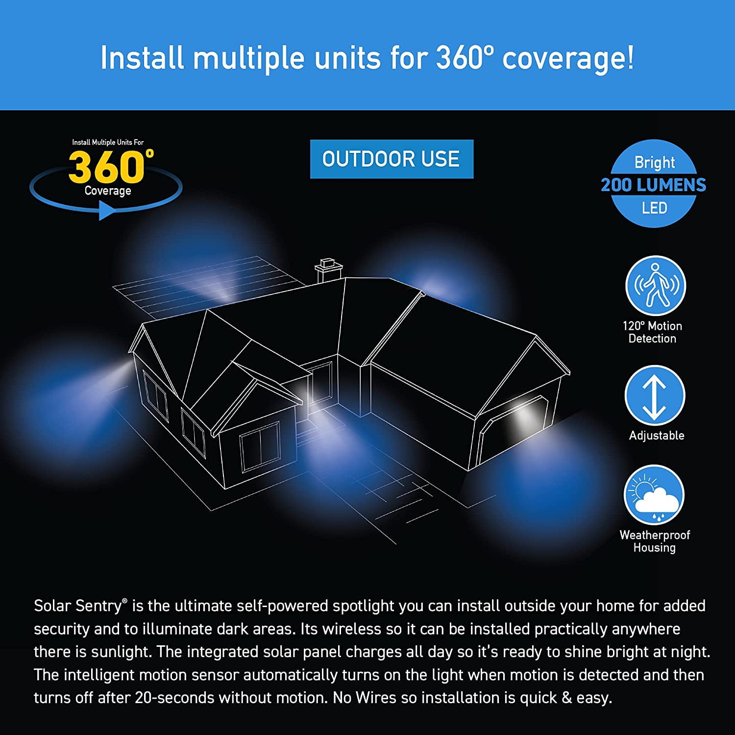 Solar Sentry Spot Light