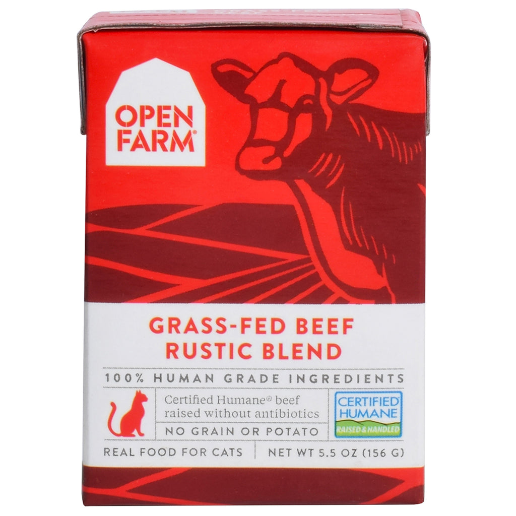 Open Farm Rustic Blend Grass-Fed Beef Canned Cat Food - 5.5oz