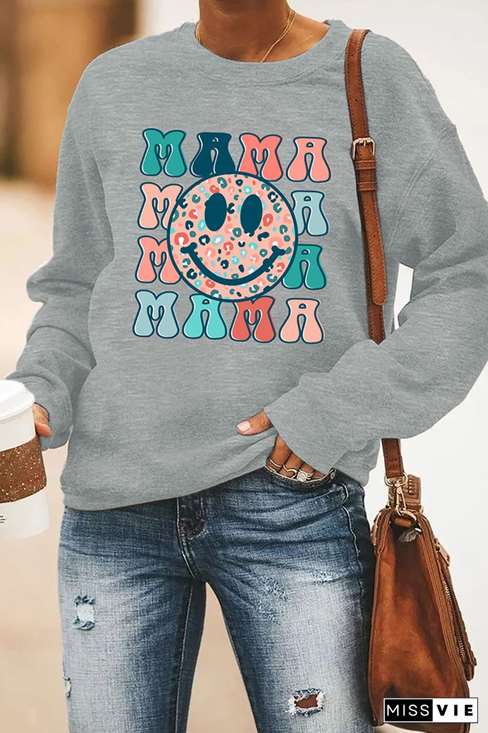 Retro Vintage Mama Sweatshirt