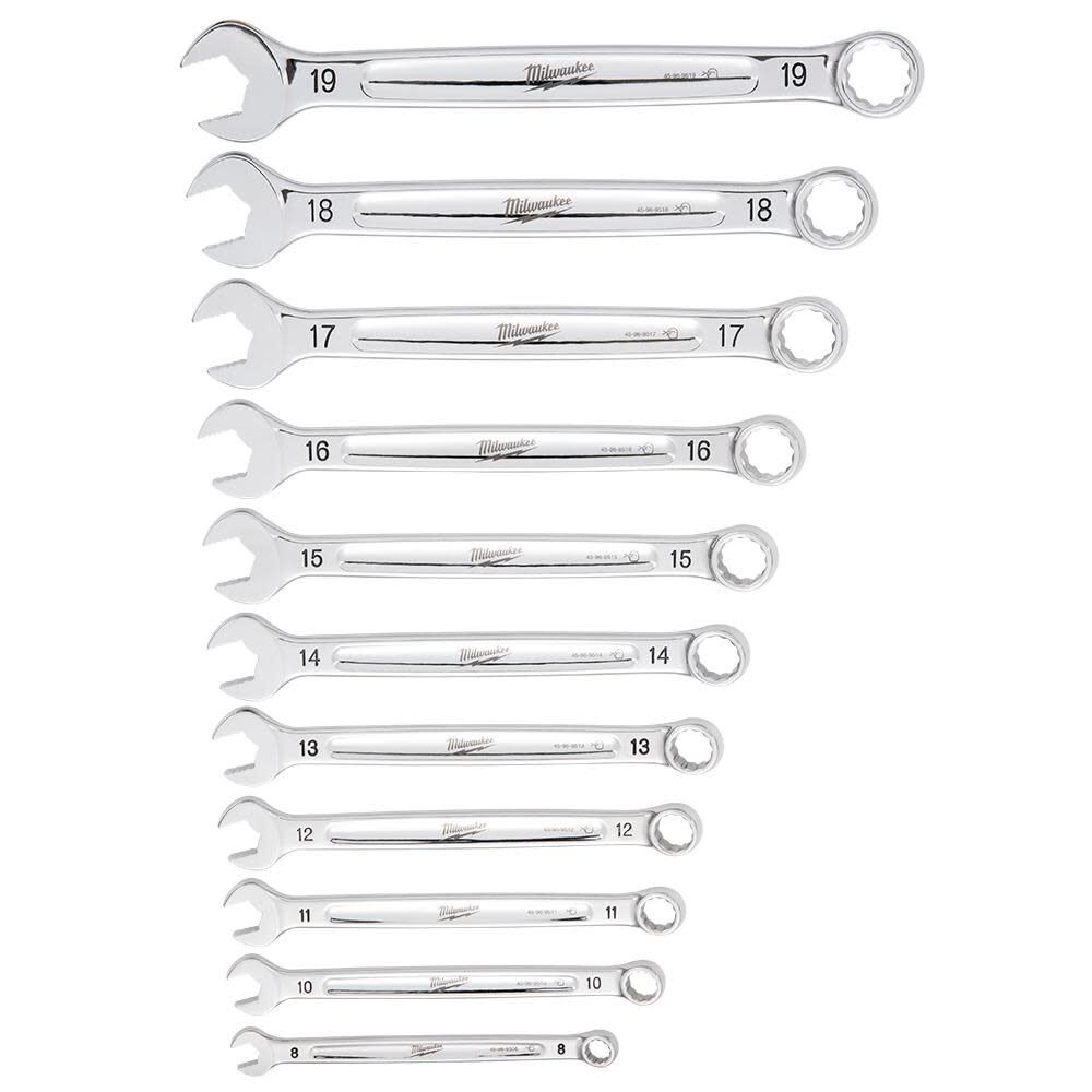 MW Metric Combination Wrench 11pc Set 48-22-9511 from MW