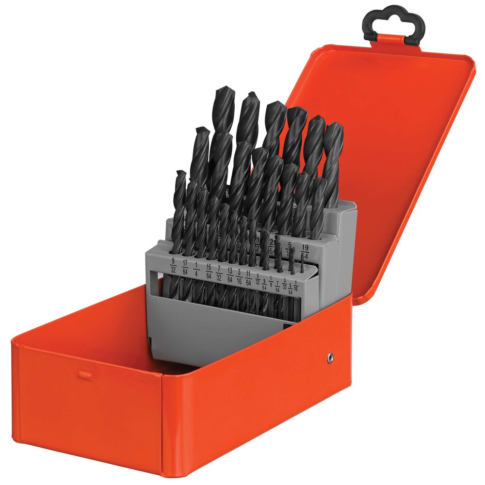 29-Piece Metal Index Drill Bit Set