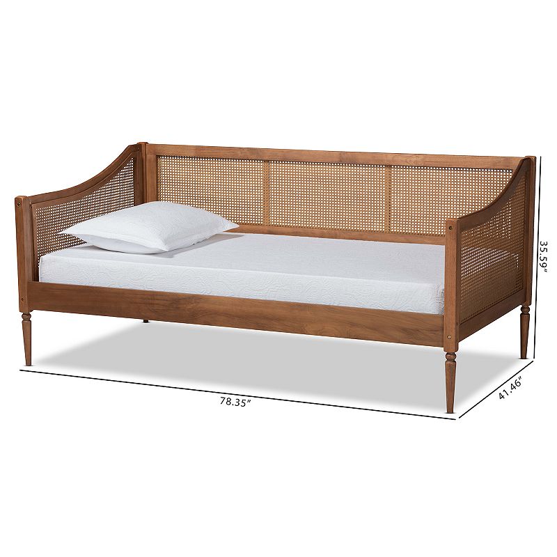 Baxton Studio Ogden Faux Rattan Daybed