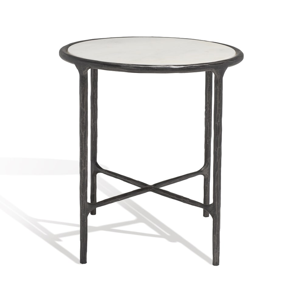 SAFAVIEH Couture Jessa Forged Metal Round End Table   18\