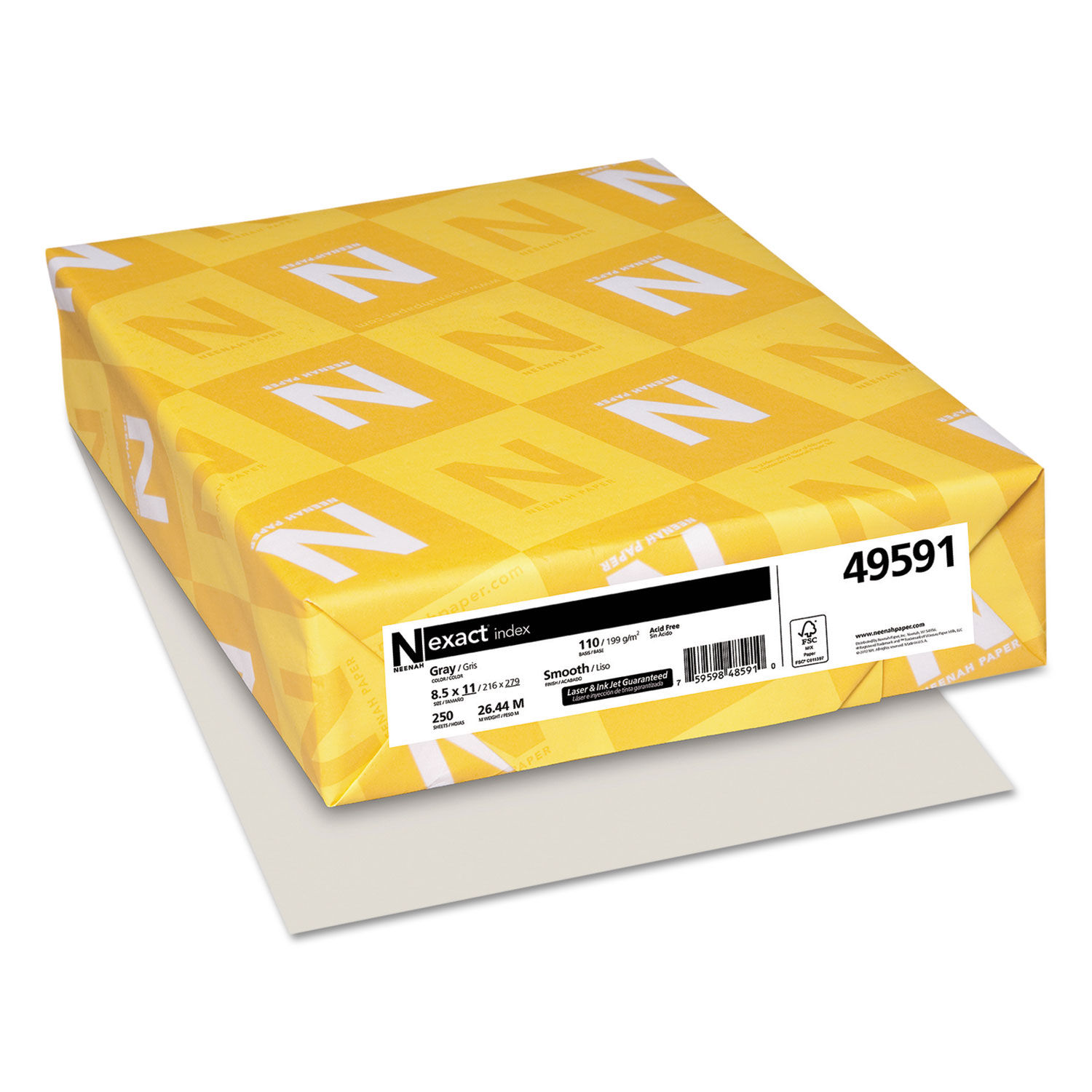 Exact Index Card Stock by Neenah Paper WAU49591