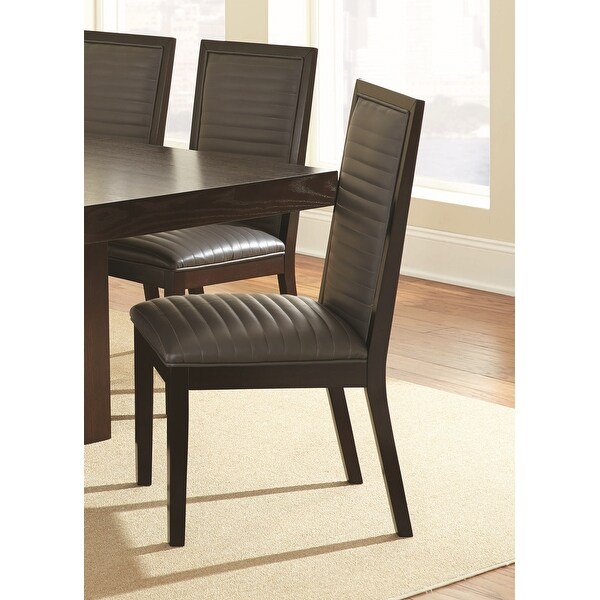 Strick and Bolton Holzer Espresso Dining Chair (Set of 2)