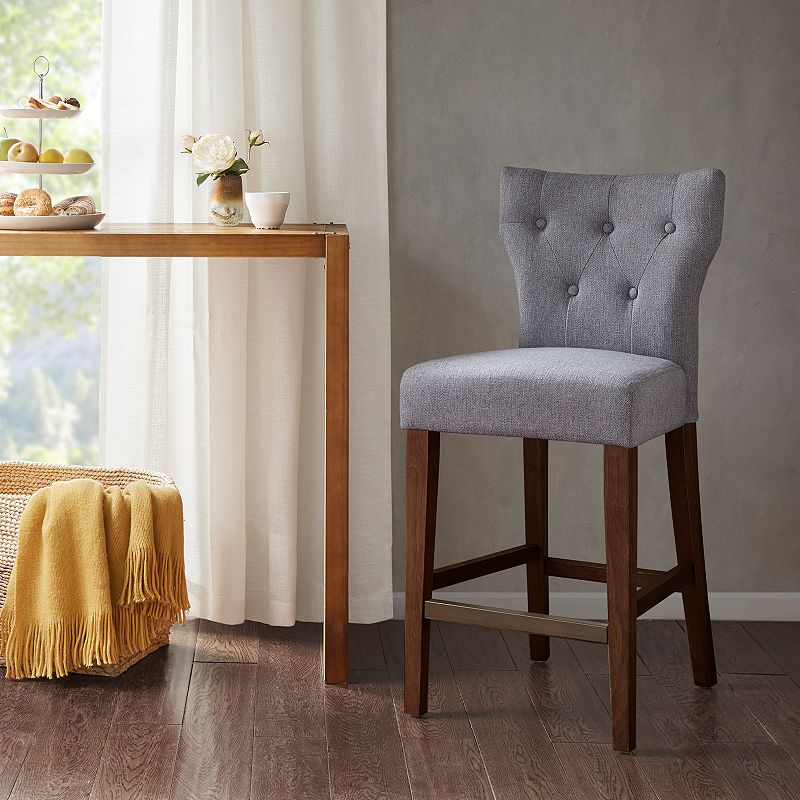 Madison Park Hayes Button Tufted Counter Stool