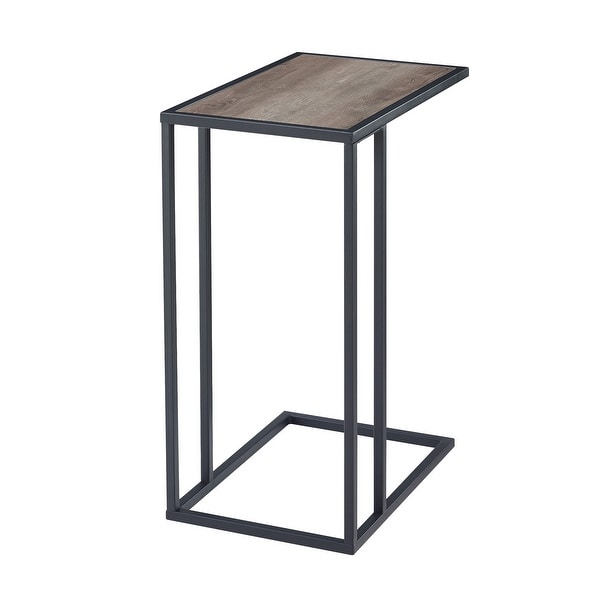 Middlebrook 20-inch Urban Industrial Asymmetrical C Side Table